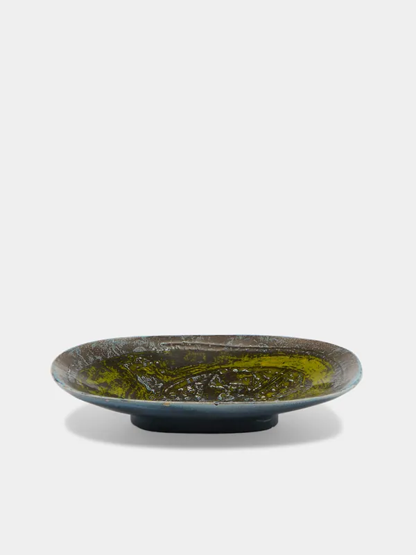 Antique and Vintage Mid-Century Ceramic Platter